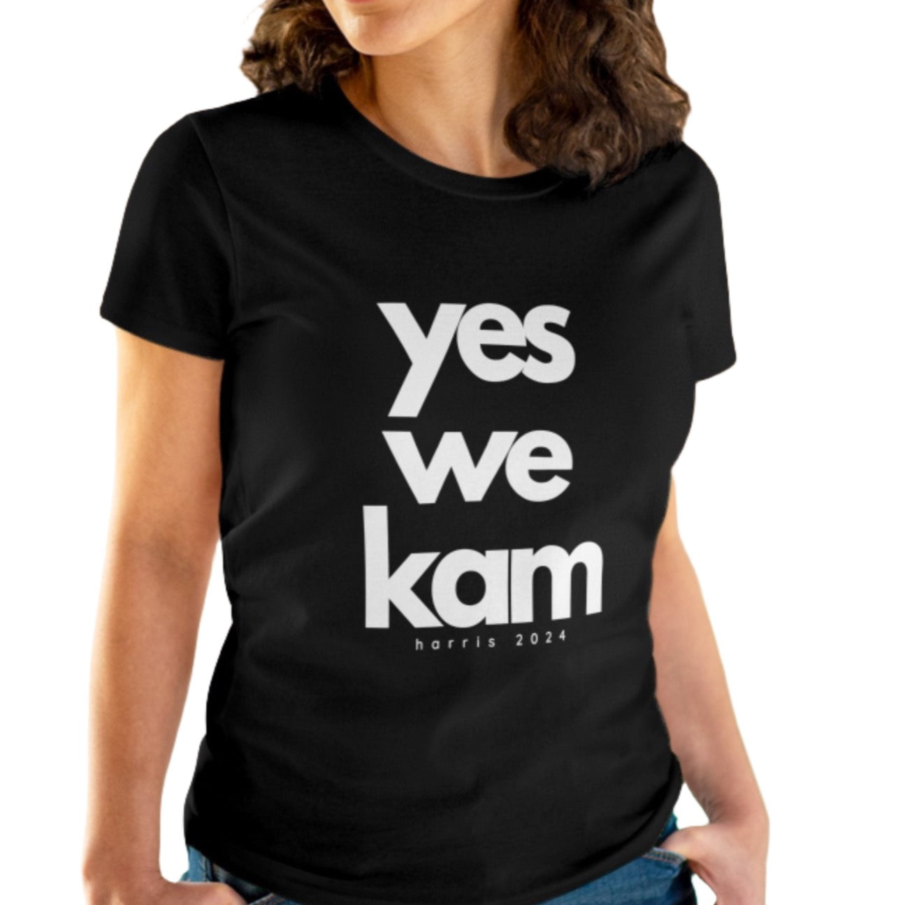 Yes We Kam - Kamala Harris T-Shirt - Women's Fitted Tee