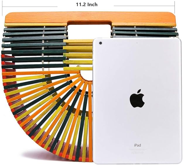 Sunburst Bamboo Handbag
