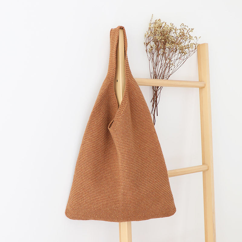 Vintage Woolen Shopping Bag
