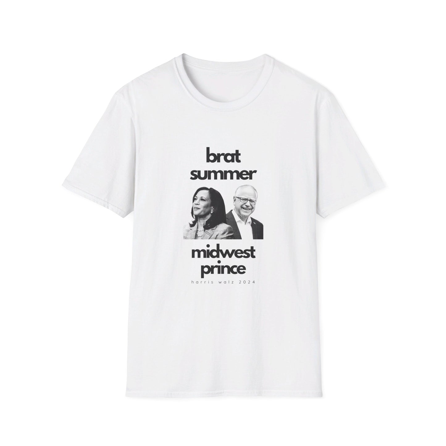 Brat Summer Midwest Prince - Tim Walz Kamala Harris T-Shirt - All-Gender Tee