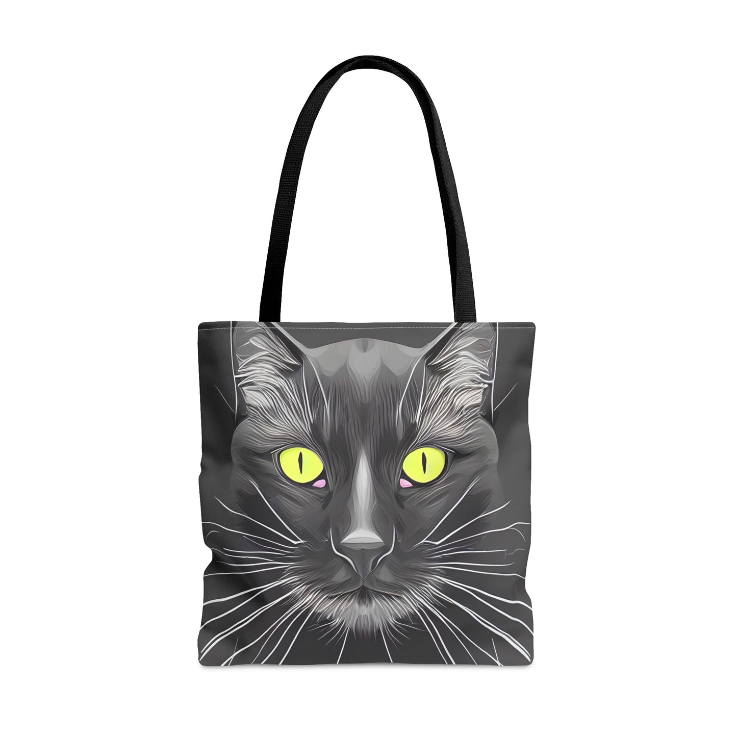 Black Cat Face Tote