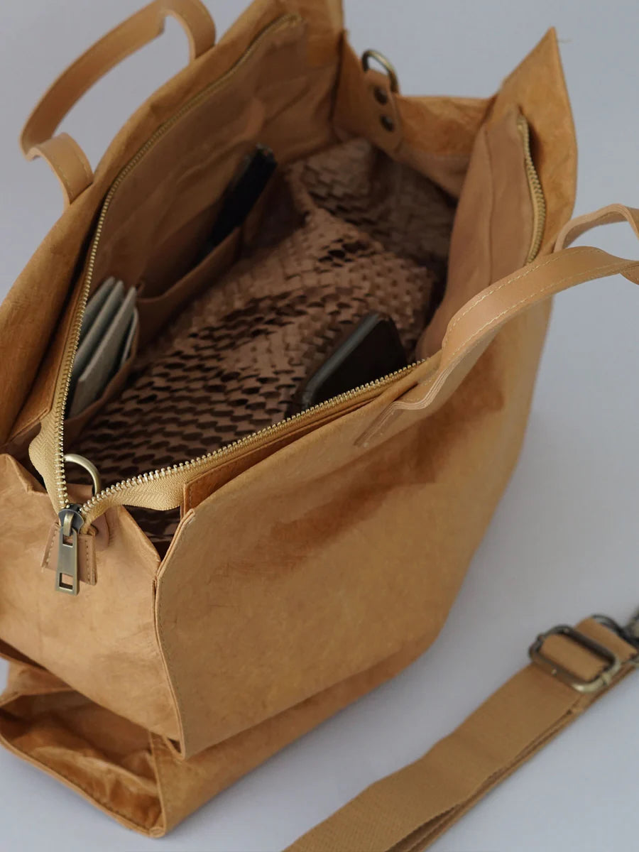 DuPont Tyvek Waxed Canvas Tote Bag