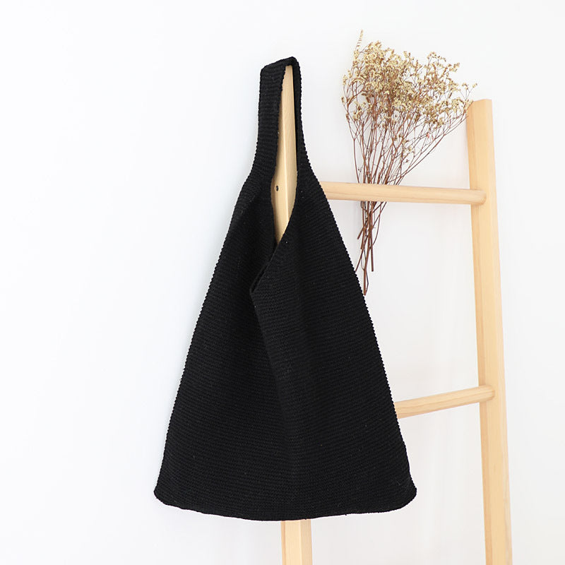 Vintage Woolen Shopping Bag