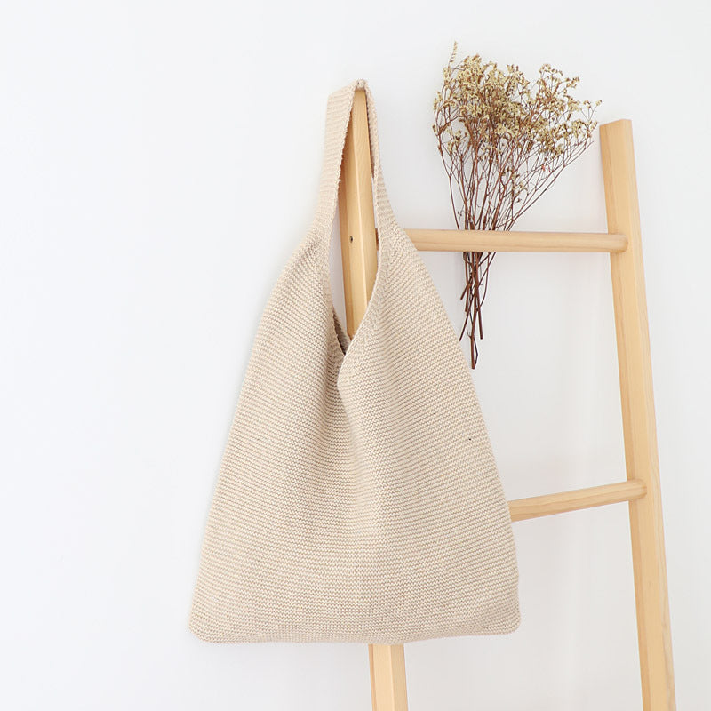 Vintage Woolen Shopping Bag