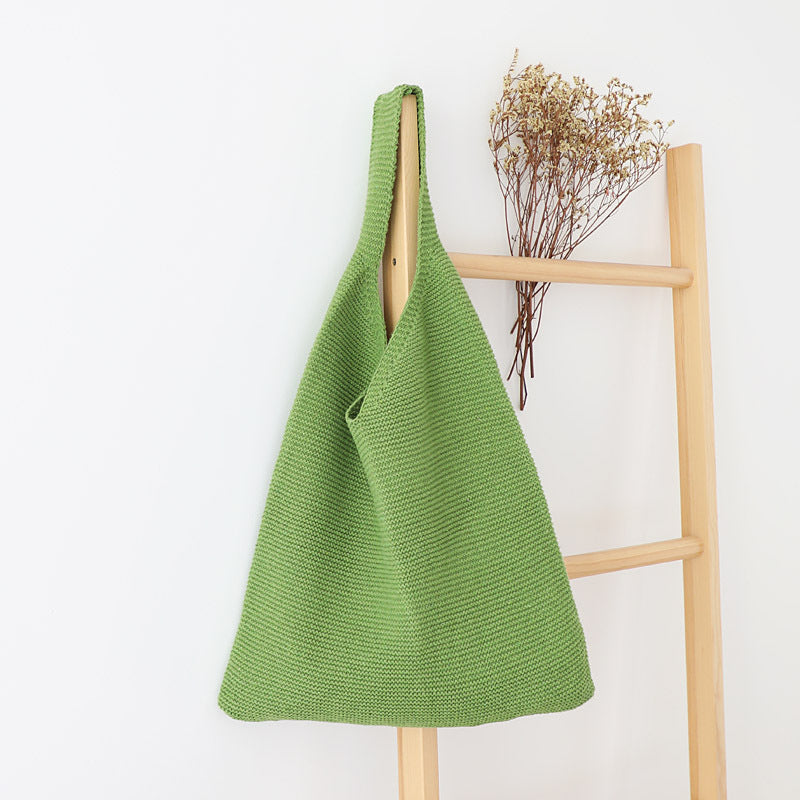 Vintage Woolen Shopping Bag