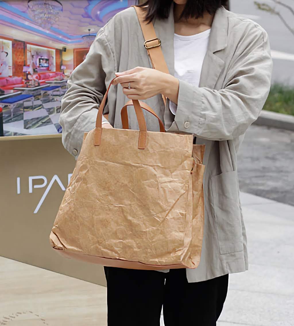 DuPont Tyvek Waxed Canvas Tote Bag