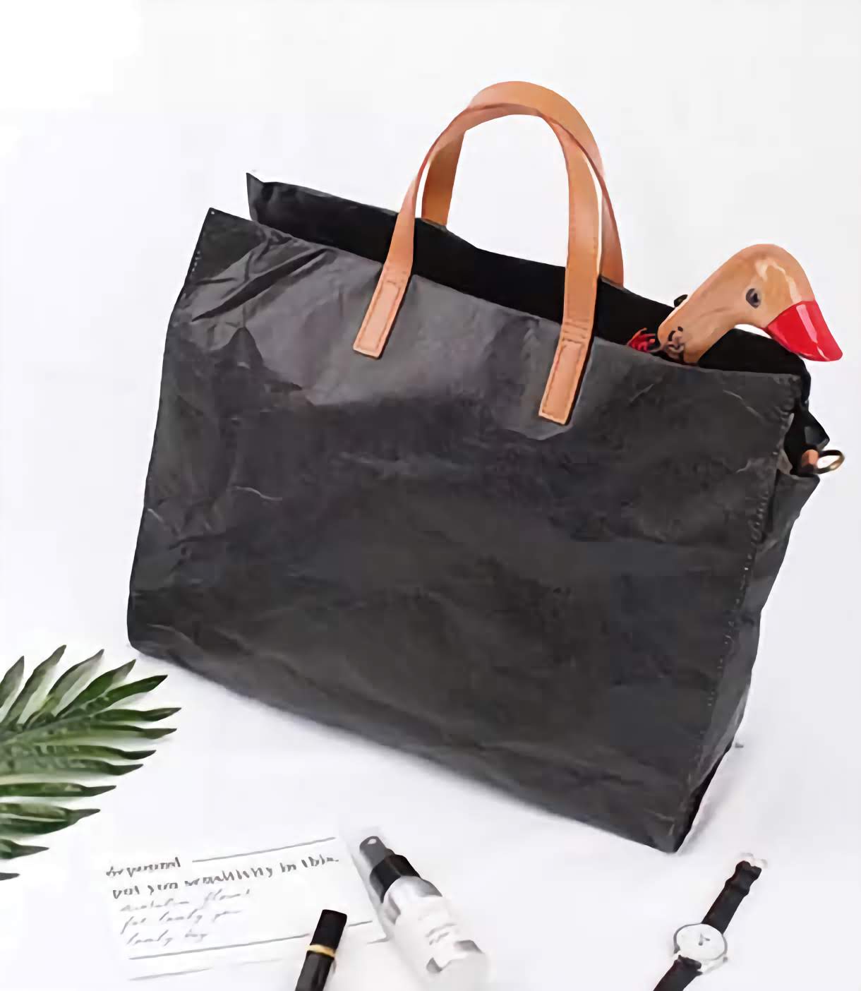 DuPont Tyvek Waxed Canvas Tote Bag