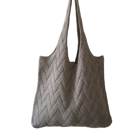 Knit Sweater Shopping Bag