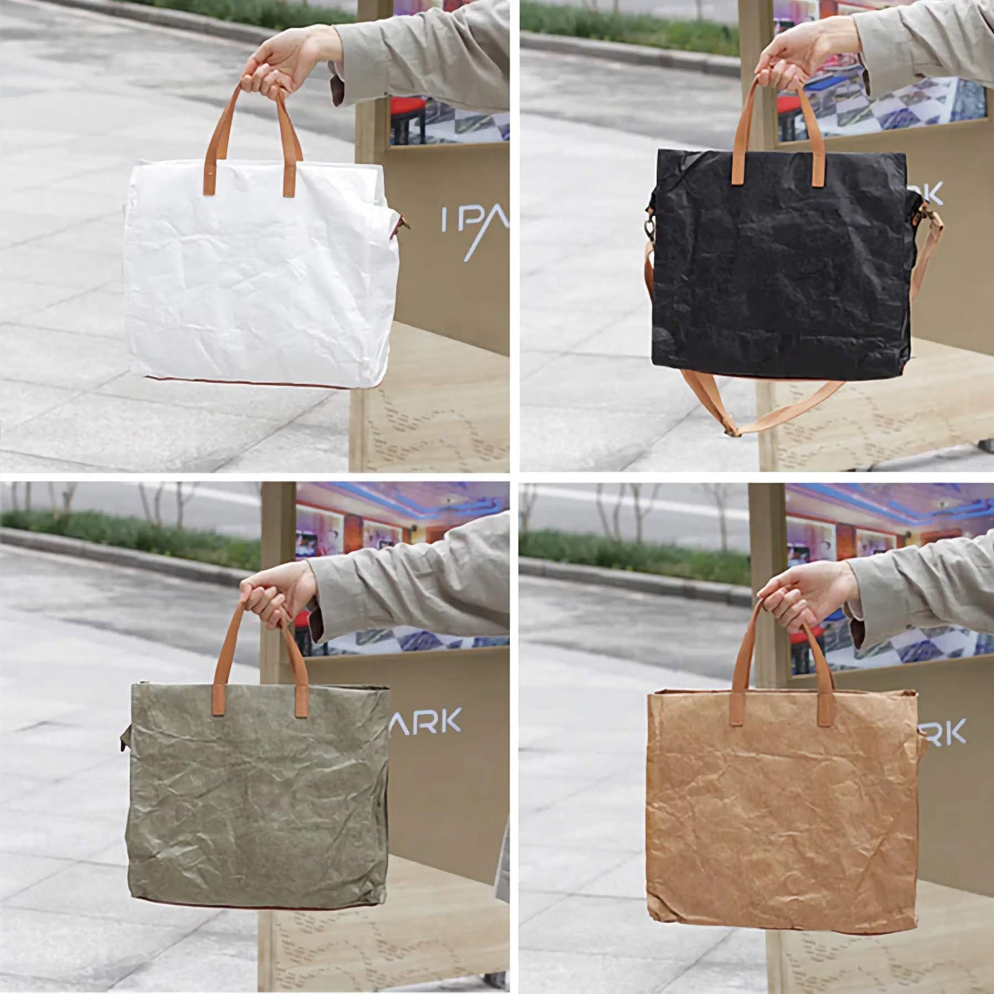DuPont Tyvek Waxed Canvas Tote Bag