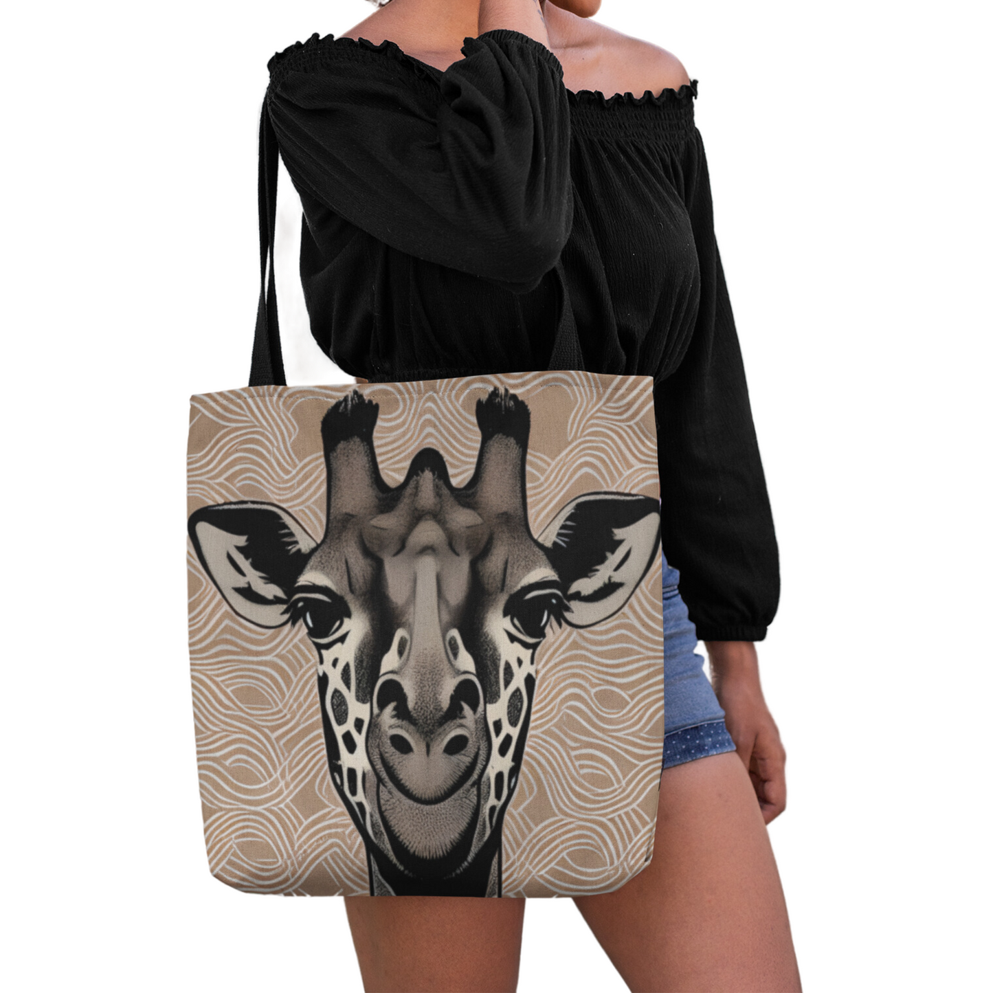 Giraffe Street Art Tote