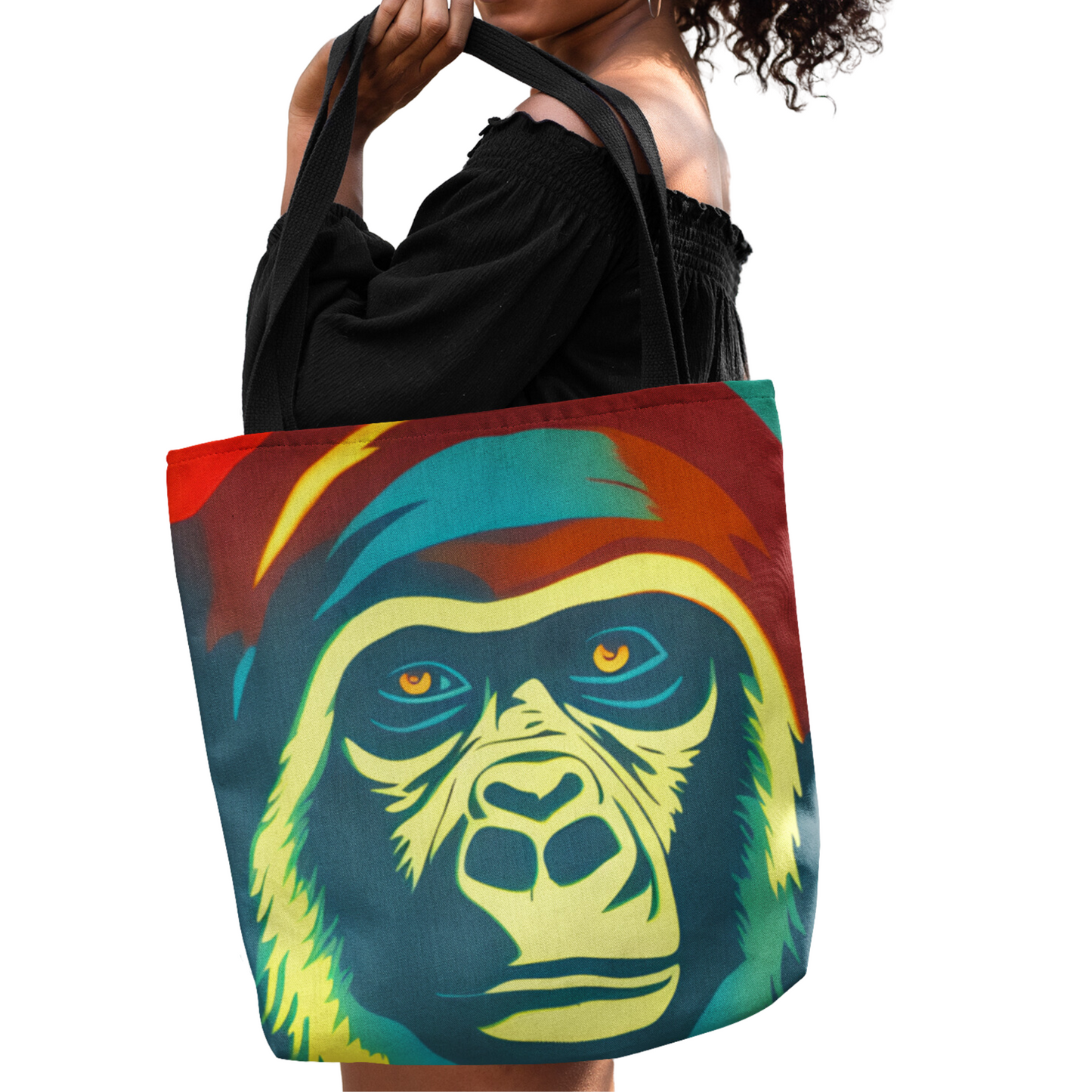 Gorilla Spray Paint Tote