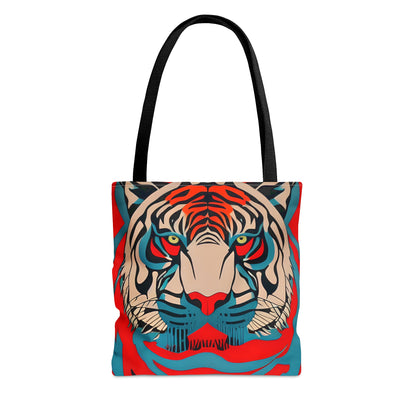 Spray Paint Tiger Tote