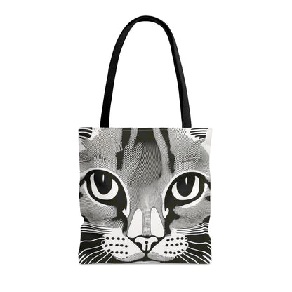 Inked Cat Face Tote