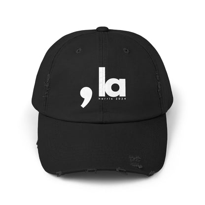 Comma La Hat - Kamala Harris Hat - Distressed Hat