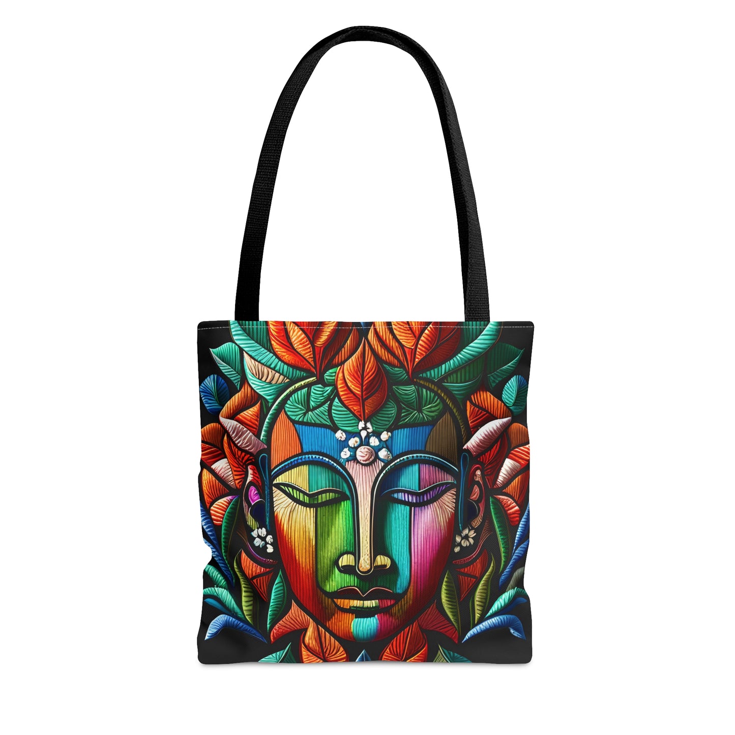 Buddha Face Marigold Tote