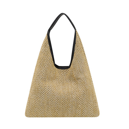 Wicker Hobo Handbag