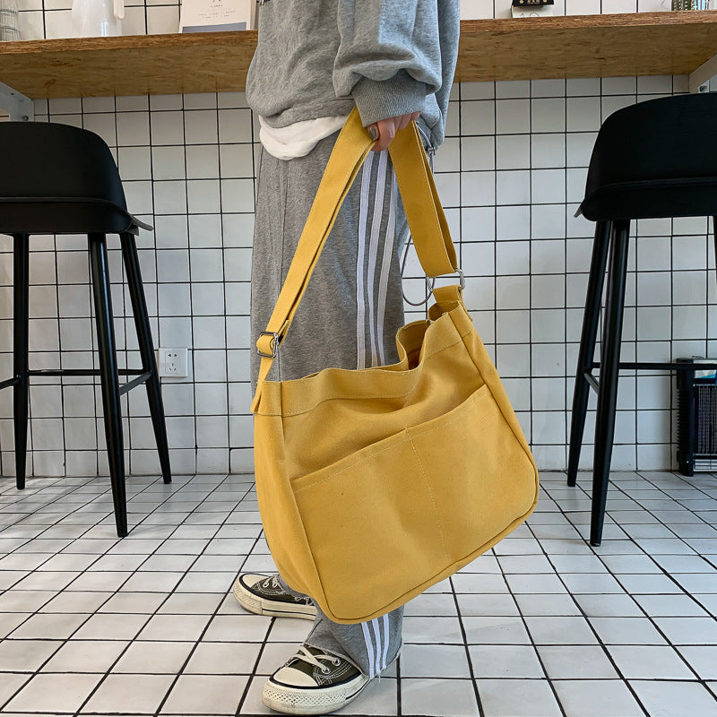 Canvas Boyfriend Crossbody Bag