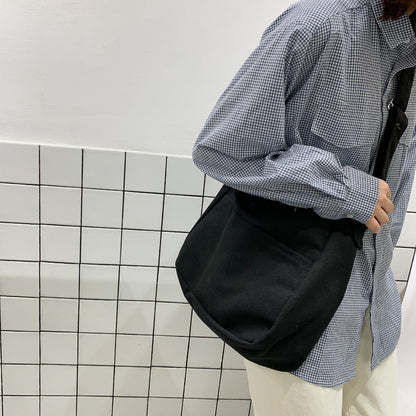 Canvas Boyfriend Crossbody Bag