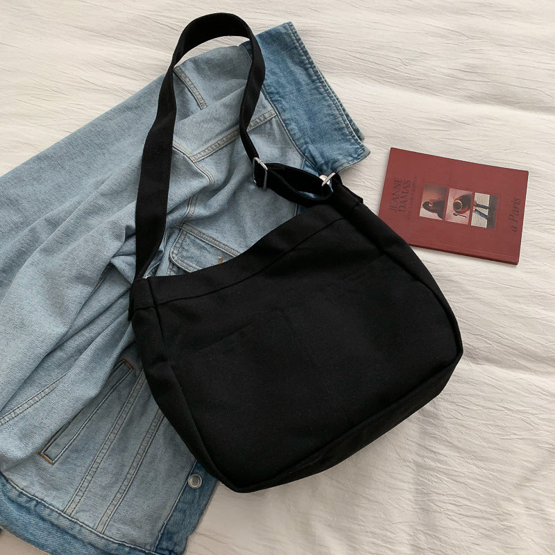 Canvas Boyfriend Crossbody Bag