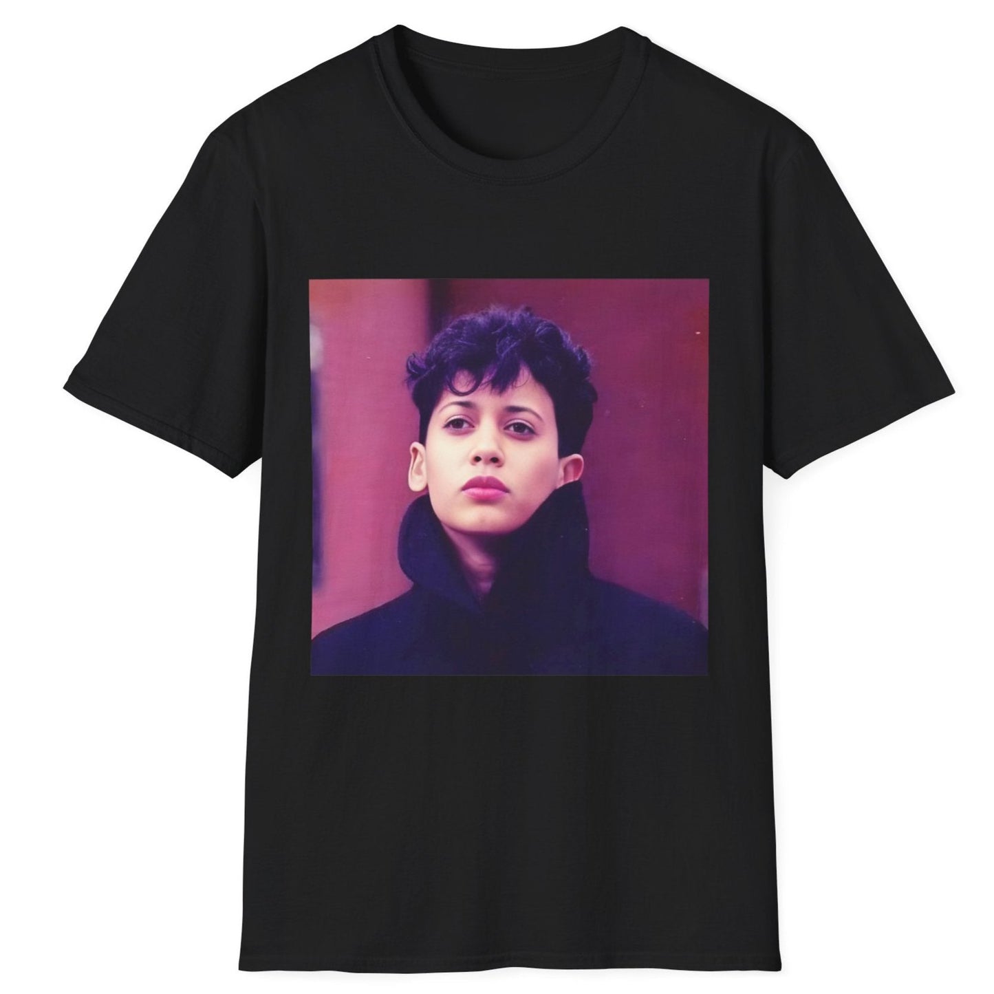 Young Kamala Harris Portrait T-Shirt - All-Gender Sizing