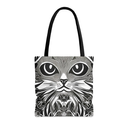 Tattoo Cat Face Tote