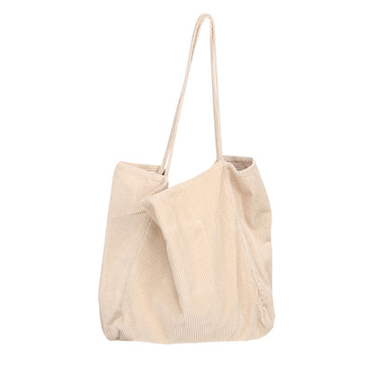 Vintage Corduroy Tote Bag