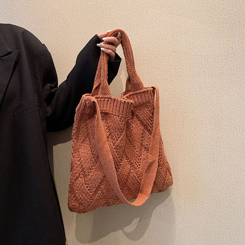 Wool Knit Sweater Bag