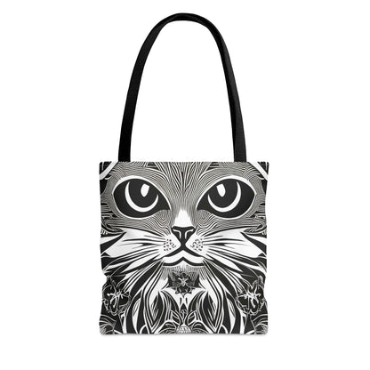 Tattoo Cat Face Tote