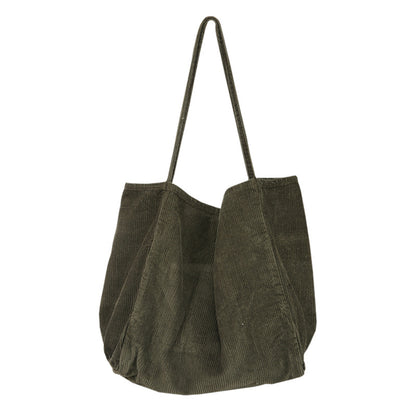 Vintage Corduroy Tote Bag
