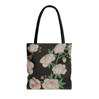 Floral Embroidered Tote