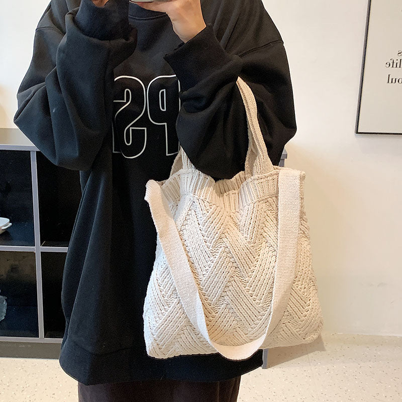 Wool Knit Sweater Bag