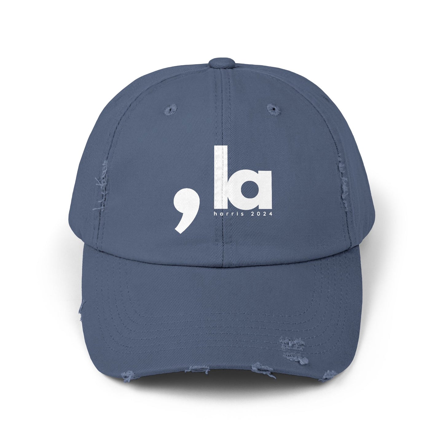 Comma La Hat - Kamala Harris Hat - Distressed Hat