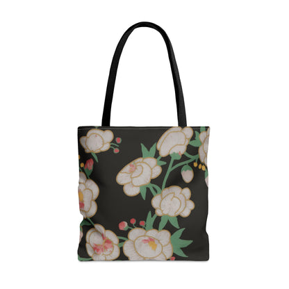 Floral Embroidered Tote