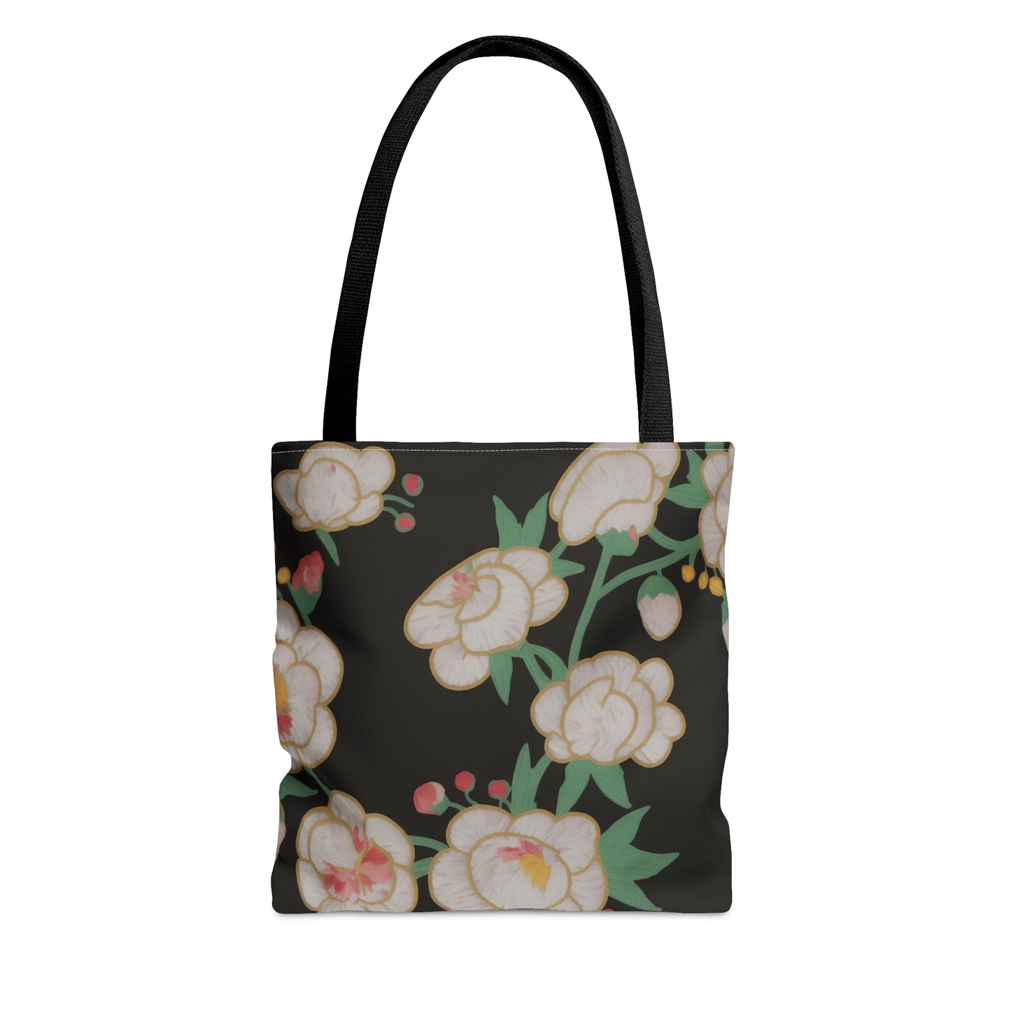 Floral Embroidered Tote