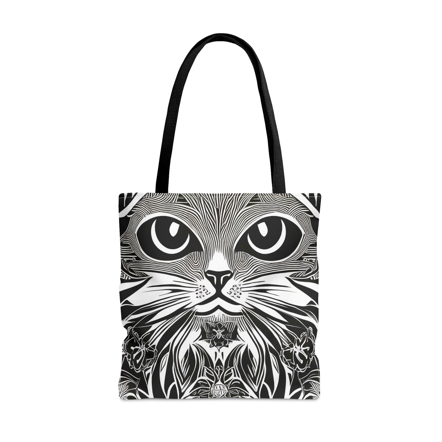 Tattoo Cat Face Tote