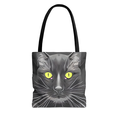 Black Cat Face Tote