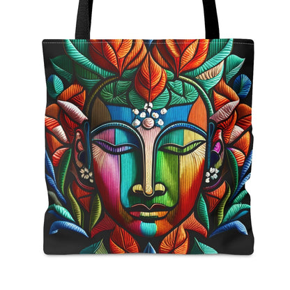 Buddha Face Marigold Tote