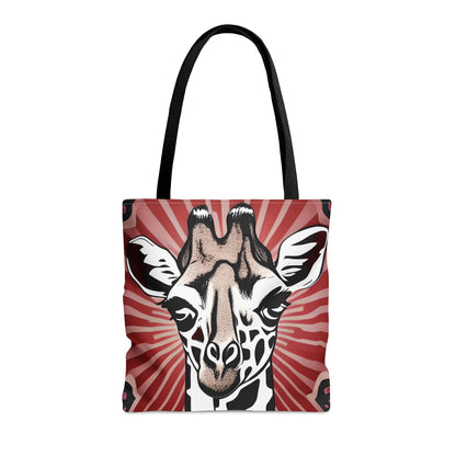 Giraffe Graffiti Tote