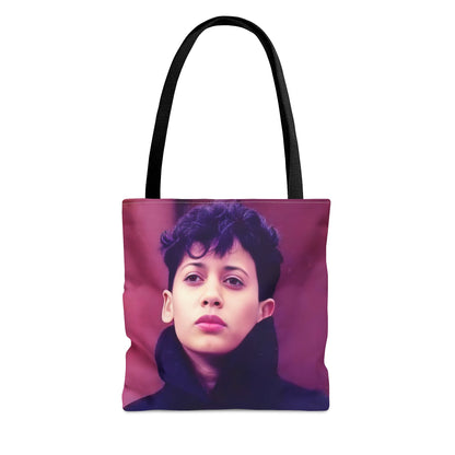 Young Kamala Harris Portrait Canvas Tote Bag