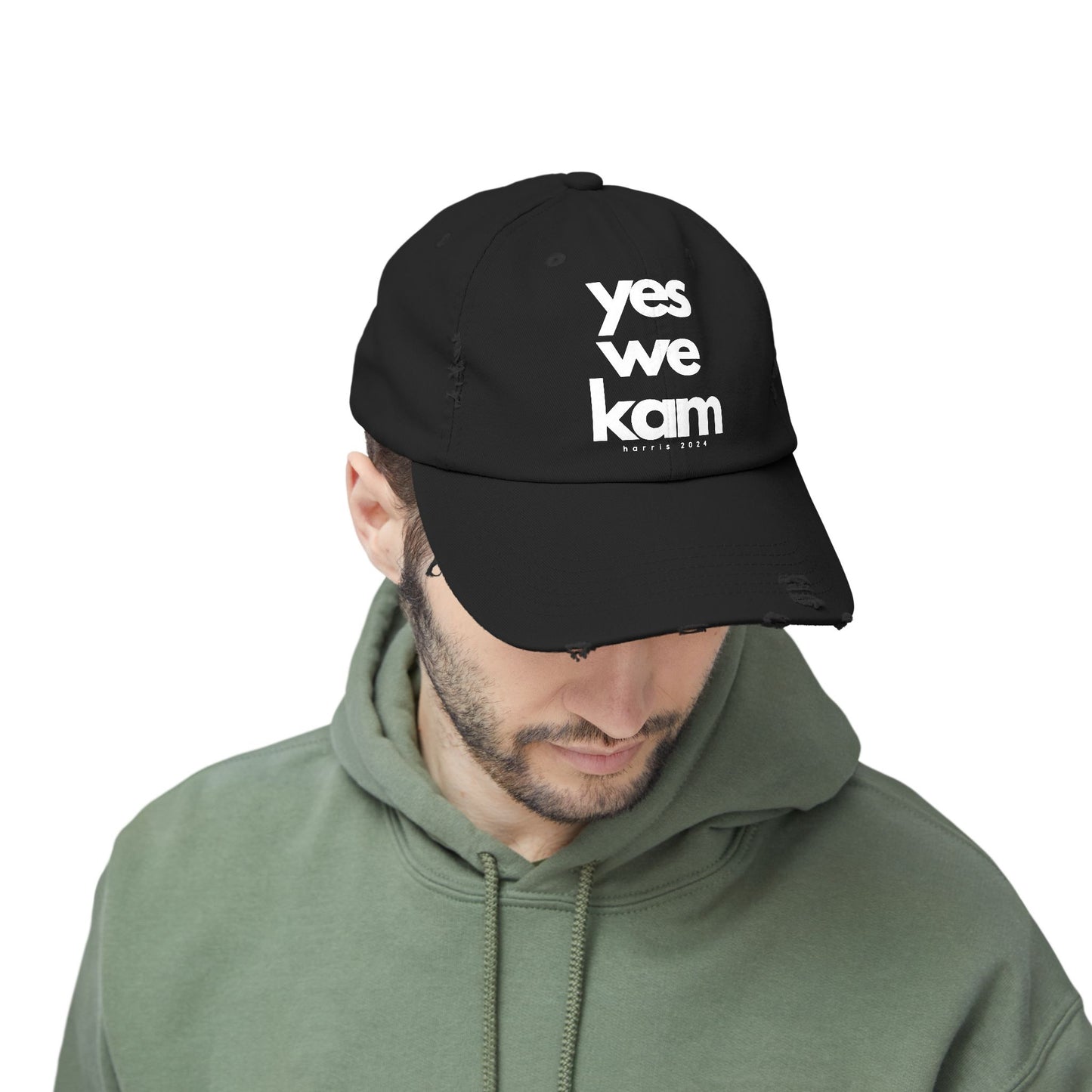 Yes We Kam Hat - Kamala Harris Hat - Distressed Cap