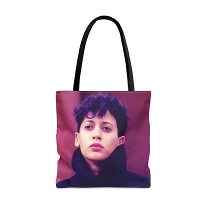 Young Kamala Harris Portrait Canvas Tote Bag