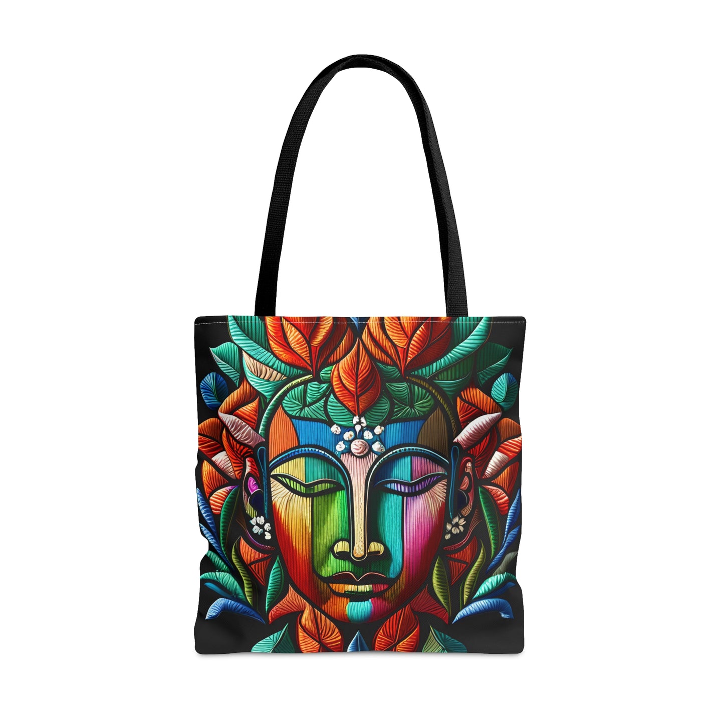 Buddha Face Marigold Tote