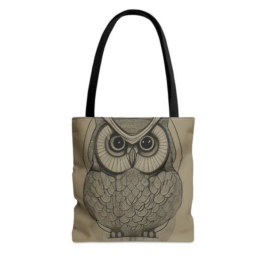 Da Vinci Inspired Owl Tote