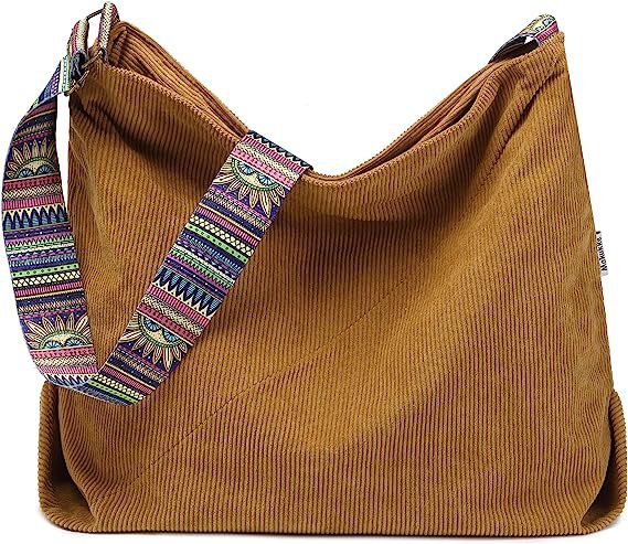 Corduroy Hobo Crossbody Bag - 6 Colors