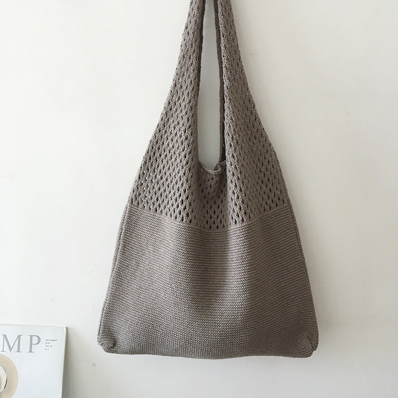 Knit Tote Sweater Shopping Bag