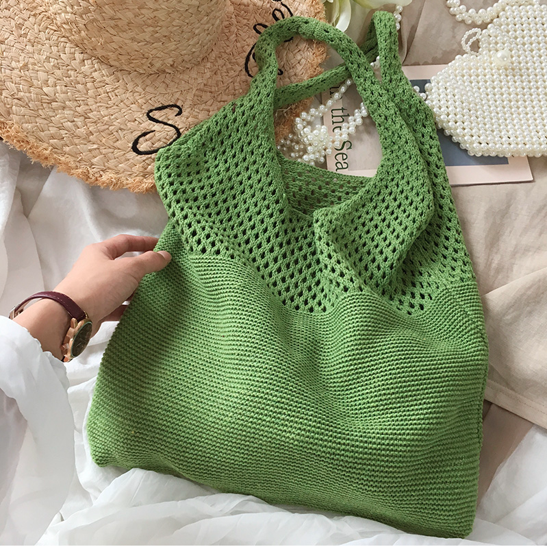 Knit Tote Sweater Shopping Bag