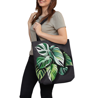 Monstera Albo Tote