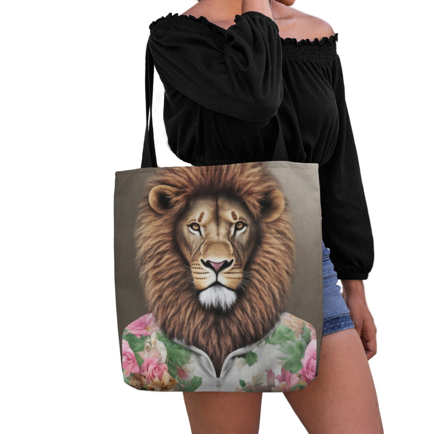 Lion Wearing Gucci Tote